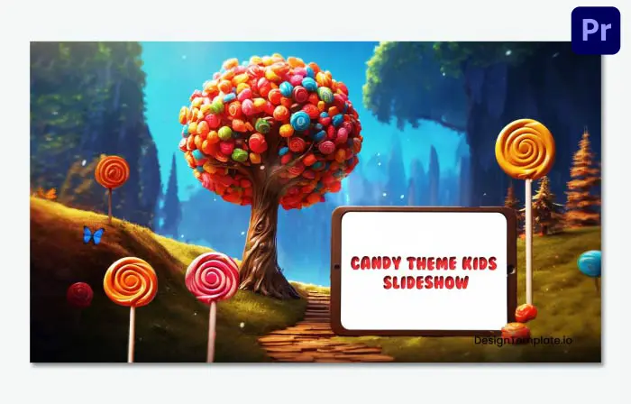 Candy Theme Picture 3D Frame Slideshow